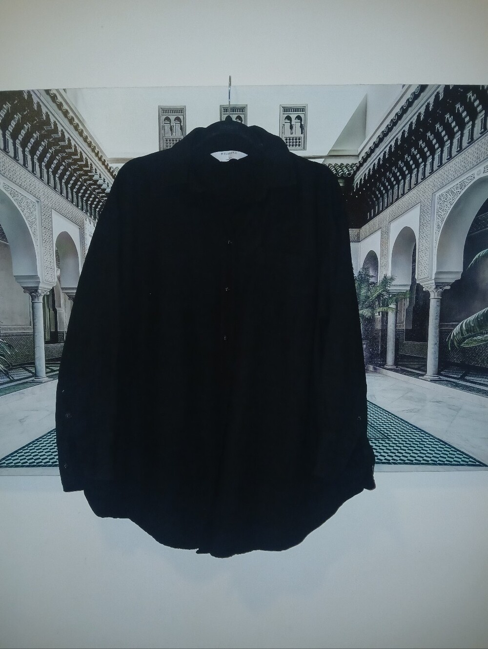 Primark Black Lightweight Button-Up Shirt Jacket